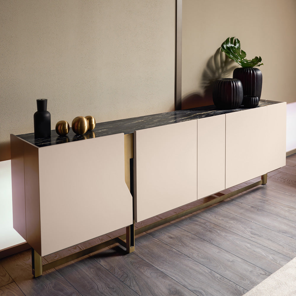 Modern Designer Lacquered Sideboard