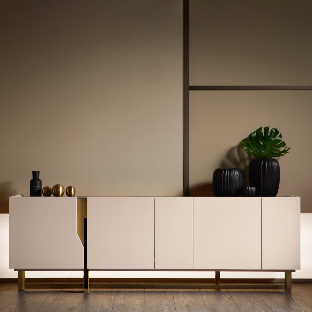 Modern Designer Lacquered Sideboard