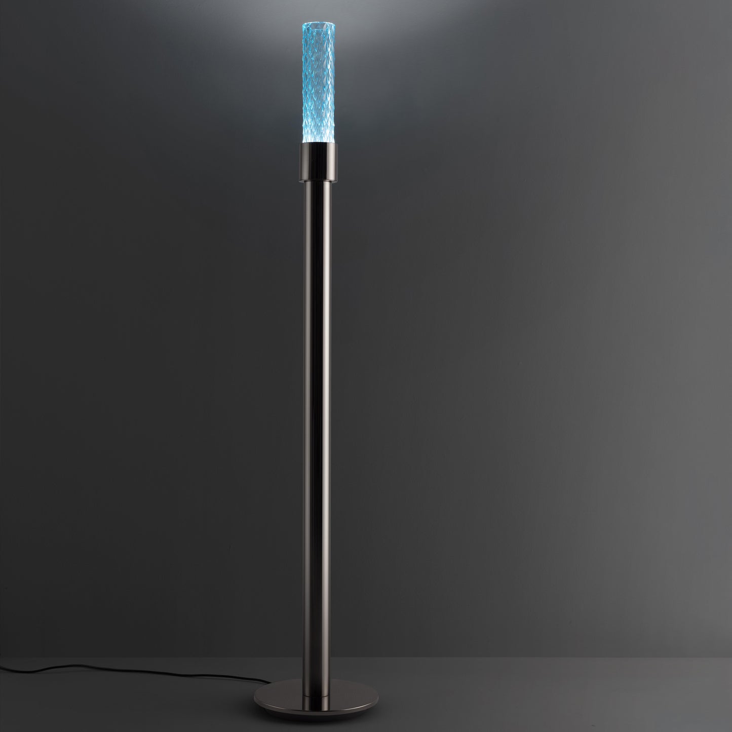 Modern Faceted Crystal Floor Lamp