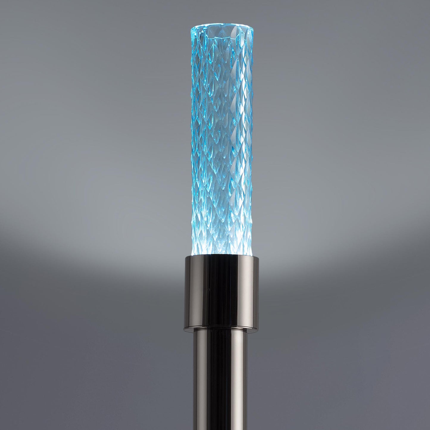 Modern Faceted Crystal Floor Lamp