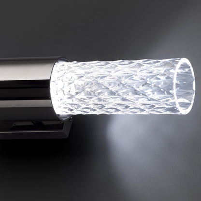 Modern Faceted Crystal Wall Light