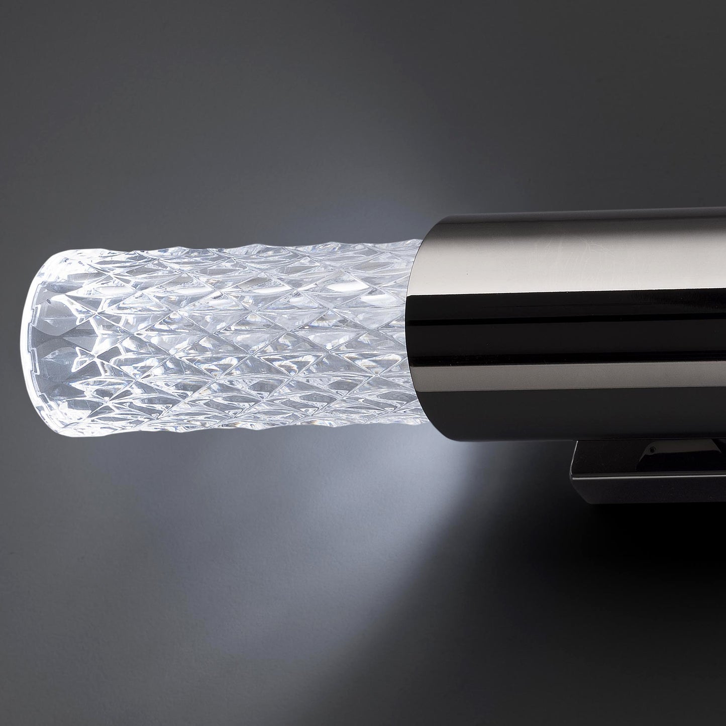 Modern Faceted Crystal Wall Light