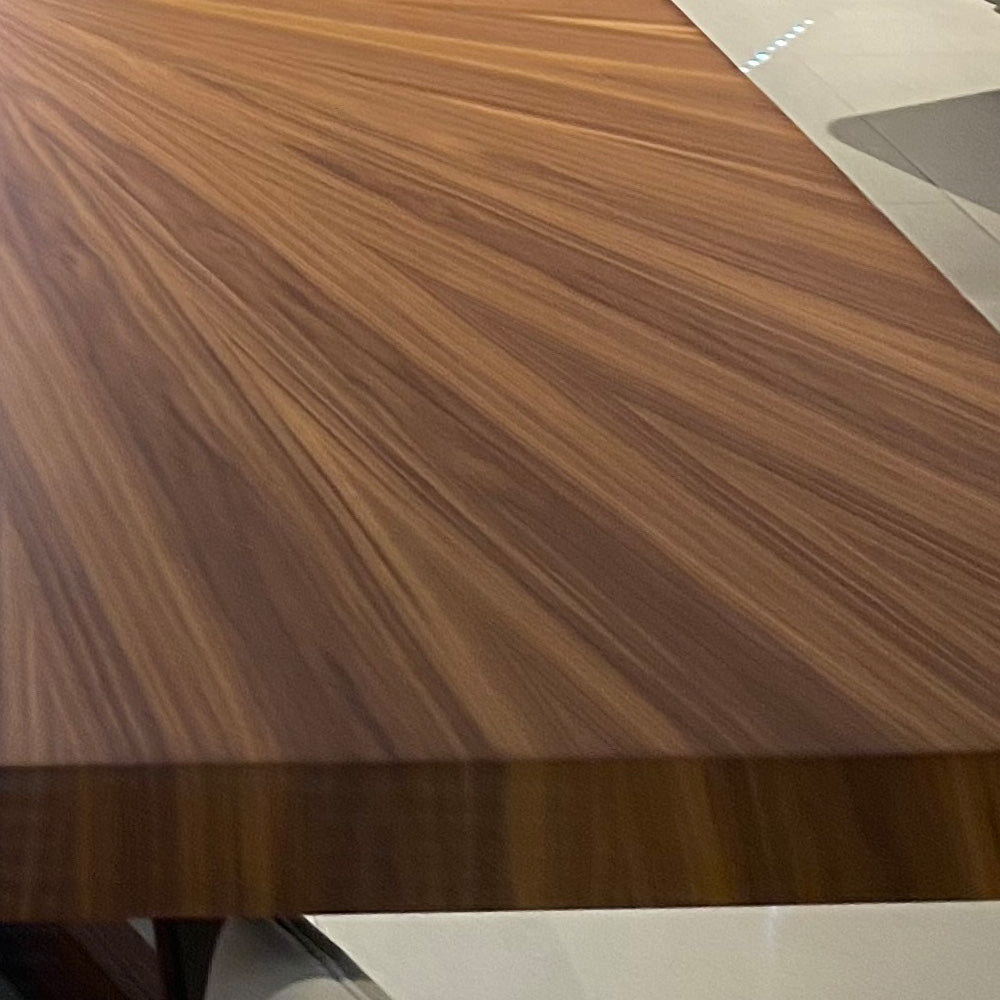 Luxury Walnut Veneer Dining Table