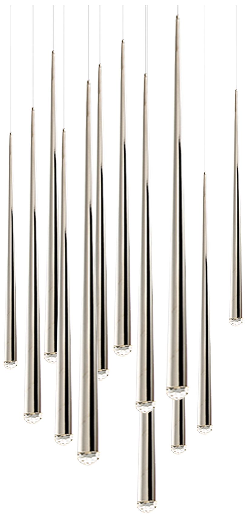 Modern Forms Cascade Polished Nickel 3500K