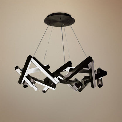 Modern Forms Chaos 34" Wide Black 21-Light LED Chandelier