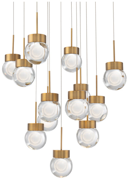 Modern Forms Double Bubble Aged Brass 3000K