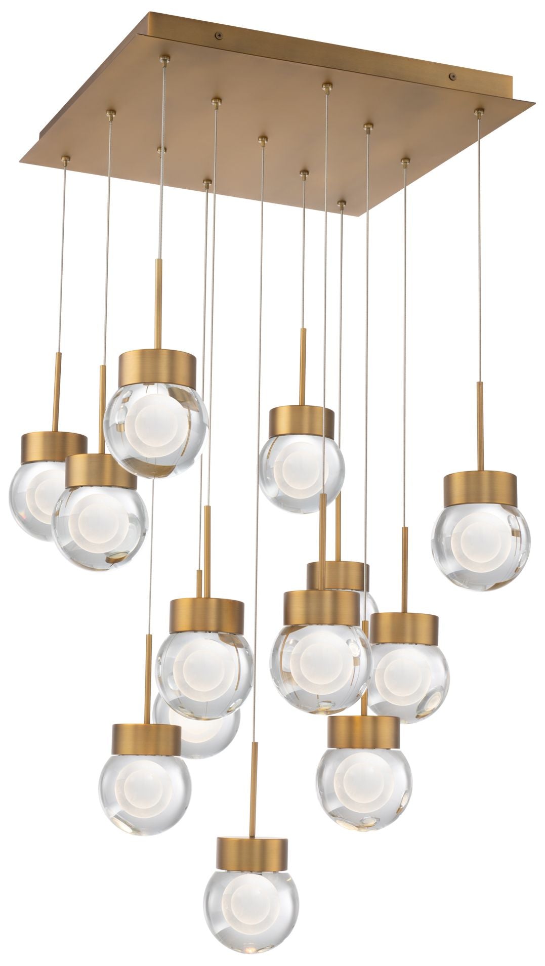 Modern Forms Double Bubble Aged Brass 3000K