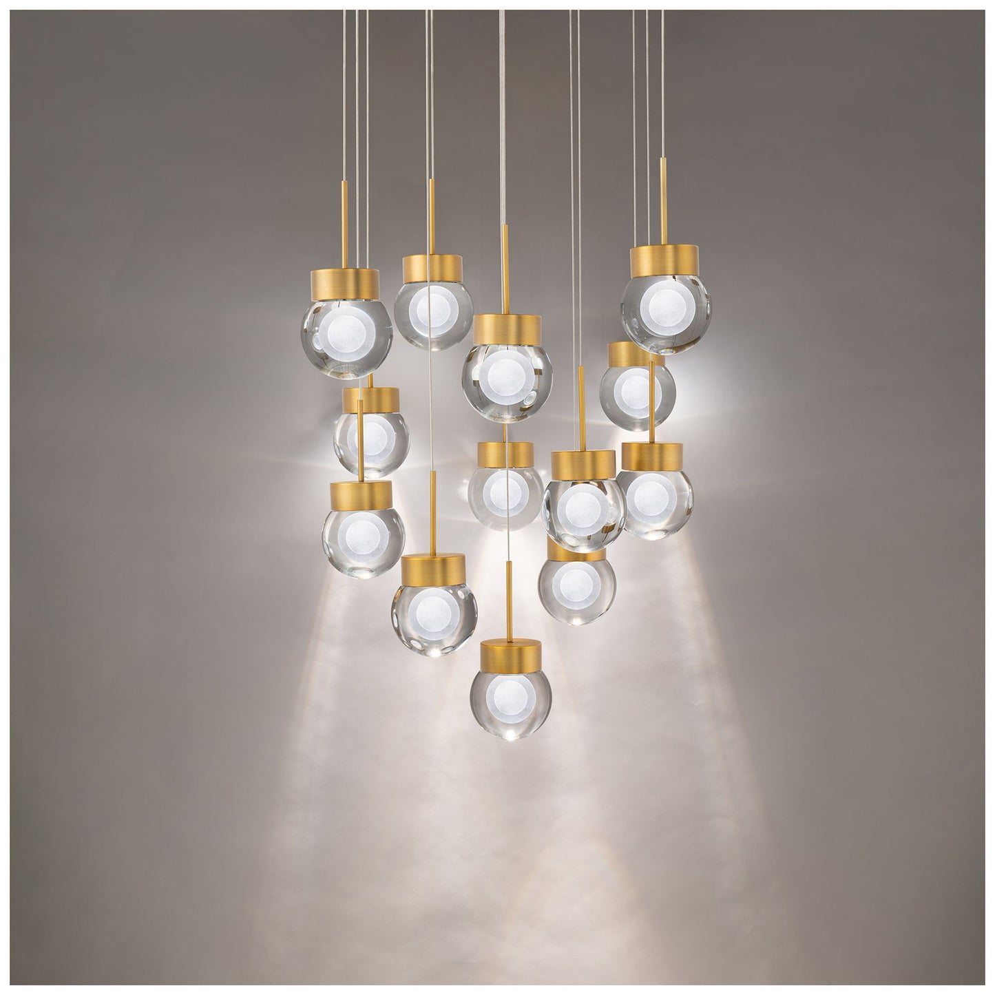 Modern Forms Double Bubble Aged Brass 3000K