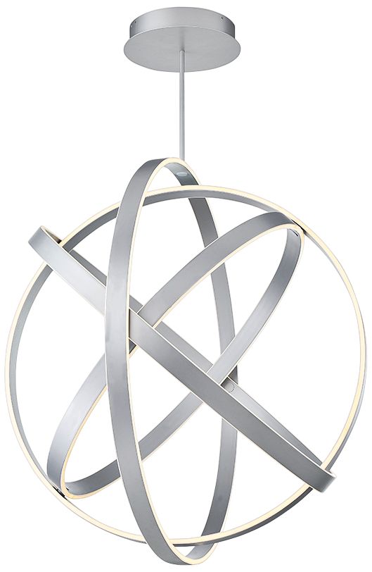 Modern Forms Kinetic 38" Wide Titanium Finish Modern LED Orb Pendant