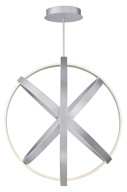 Modern Forms Kinetic 38" Wide Titanium Finish Modern LED Orb Pendant