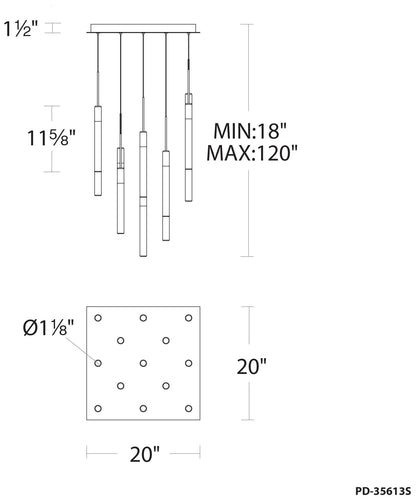 Modern Forms Magic Polished Nickel 3000K