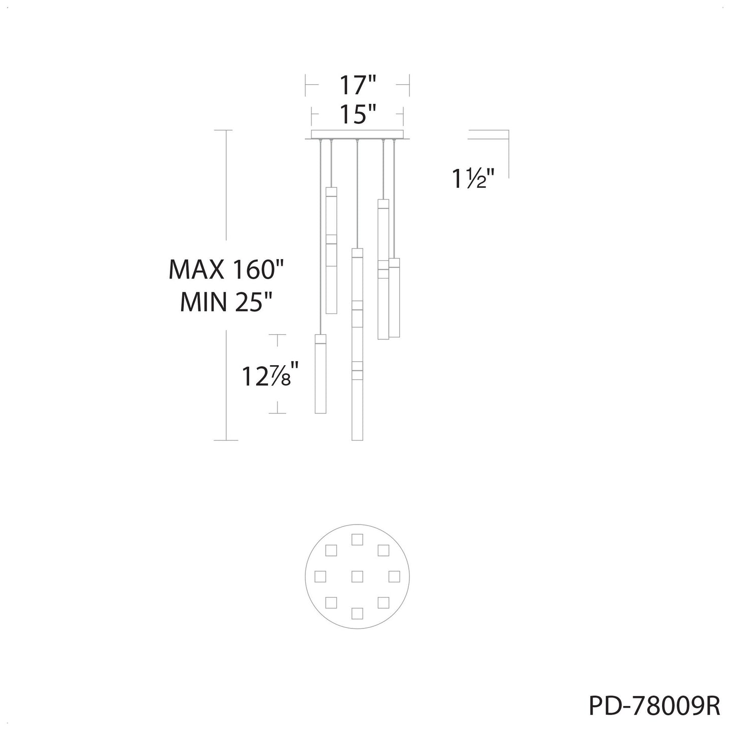 Modern Forms Minx Aged Brass 3000K