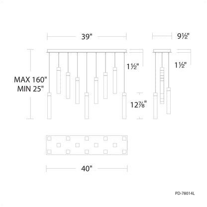 Modern Forms Minx Antique Nickel 3000K