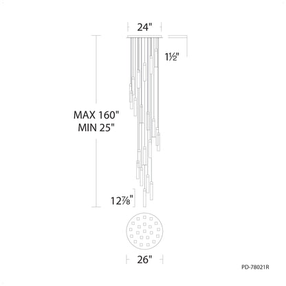 Modern Forms Minx Antique Nickel 3000K
