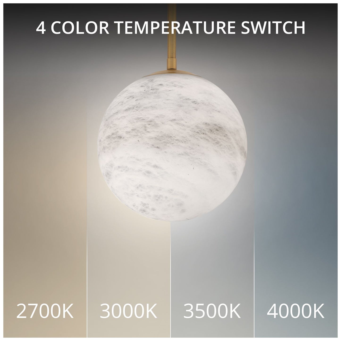 Modern Forms Pisces 25 Light 28in LED Square  Selectable CCT in Aged Brass