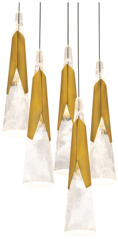 Modern FormsKilt Aged Brass 2700-3000-3500-4000K