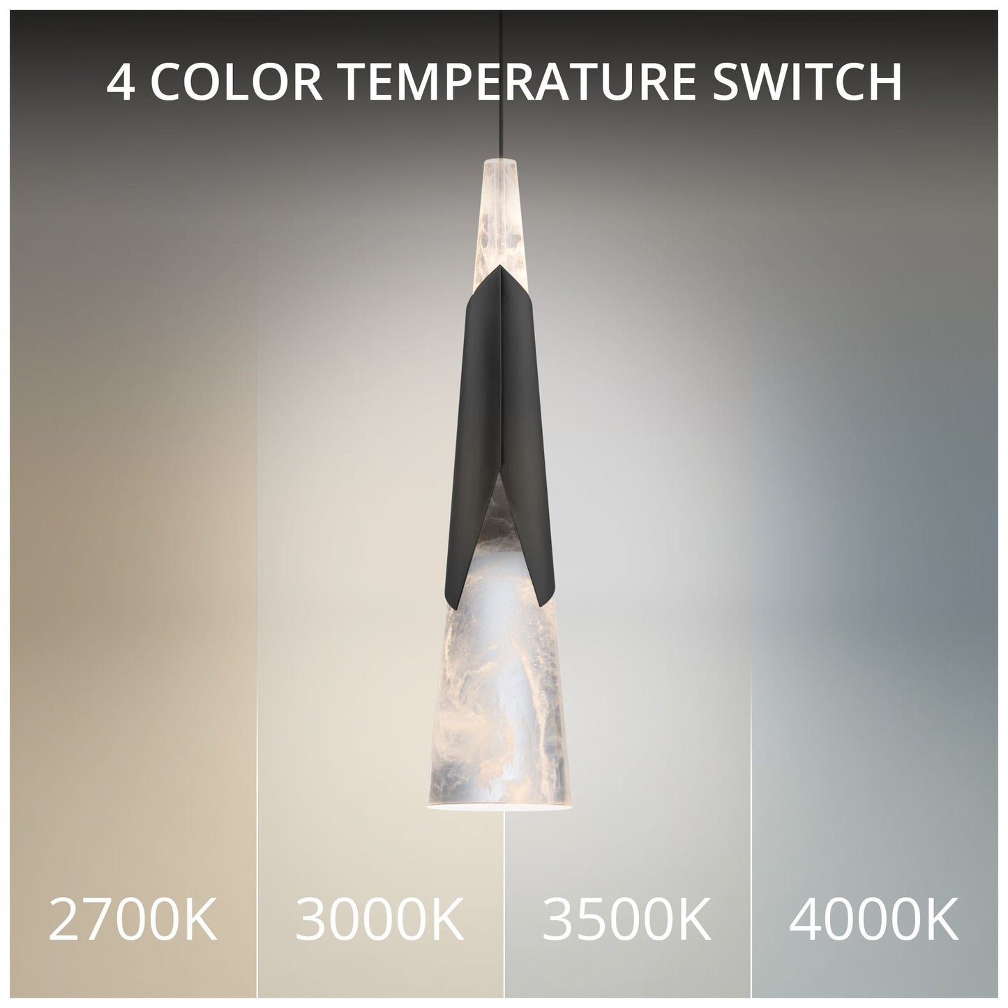 Modern FormsKilt Black 2700-3000-3500-4000K