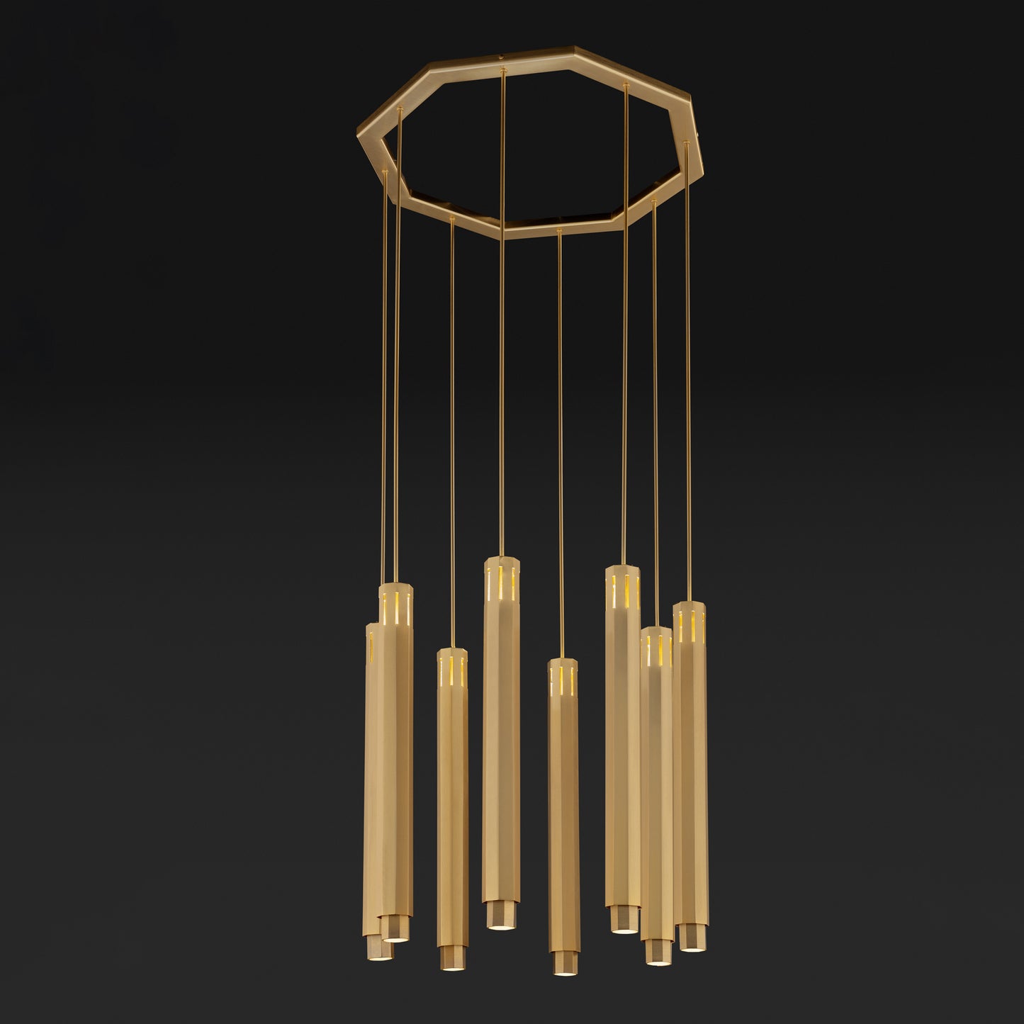 Modern Geometric Pendant Style Chandelier