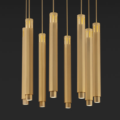 Modern Geometric Pendant Style Chandelier