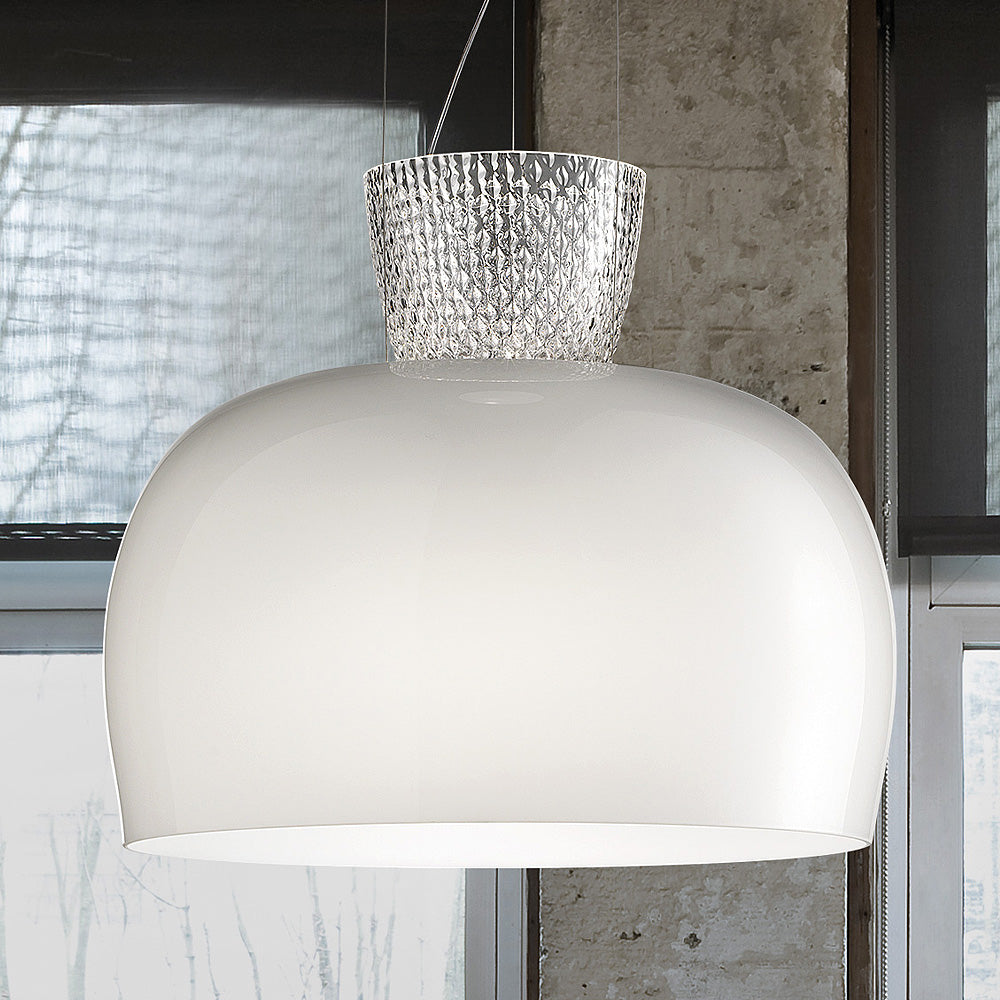 Modern Glass Dome Pendant Light