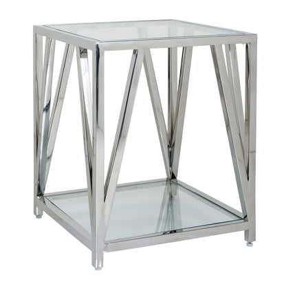 Modern Glass Designer Side Table