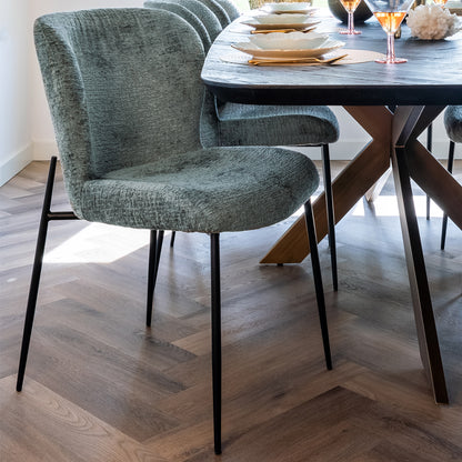 Contemporary Recycled Oak Dining Table