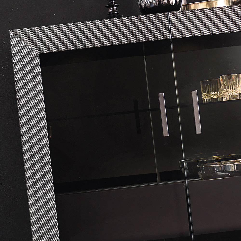 Modern Italian Designer Lacquered Display Cabinet