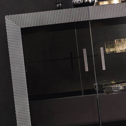 Modern Italian Designer Lacquered Display Cabinet