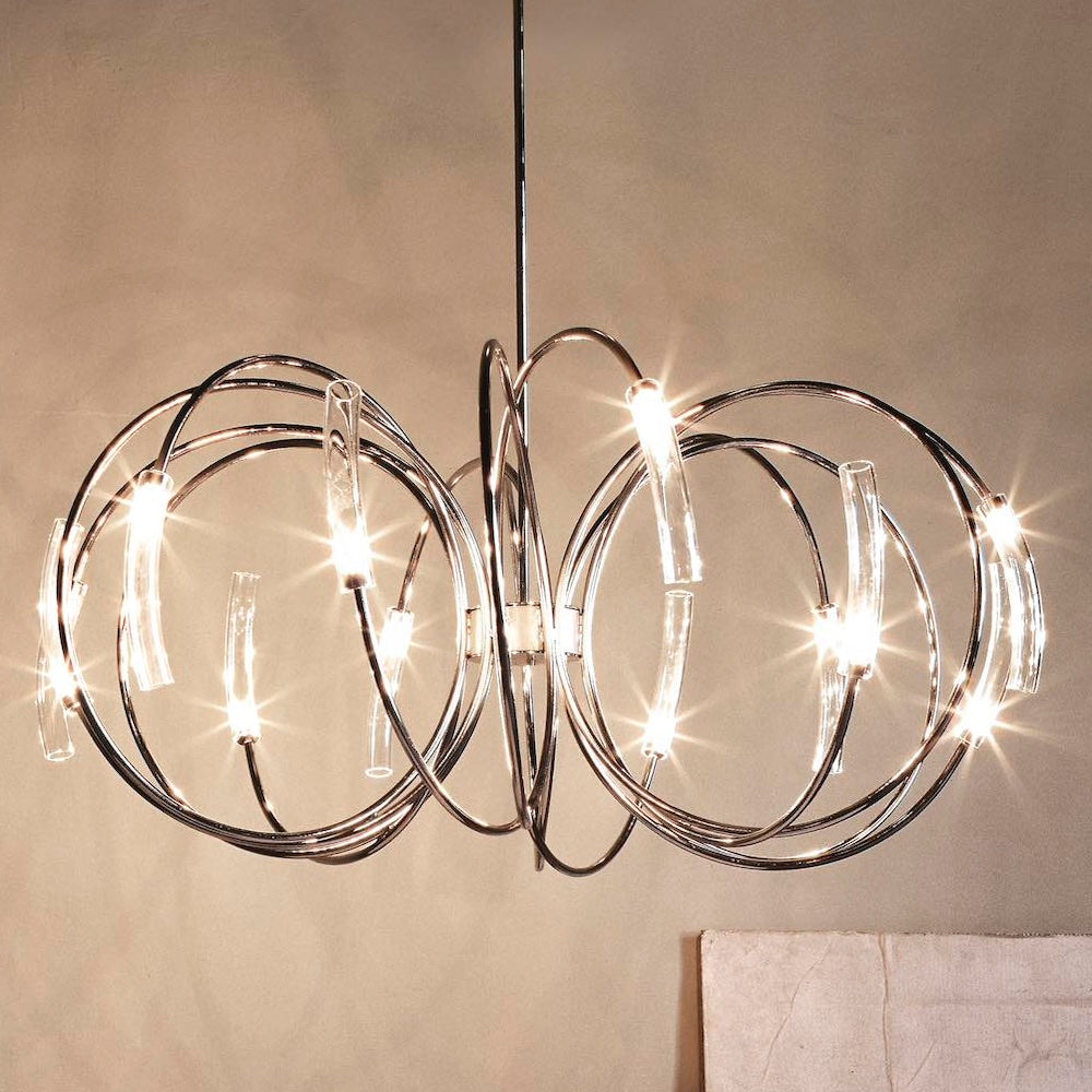 Modern Italian Designer Pendant Chandelier