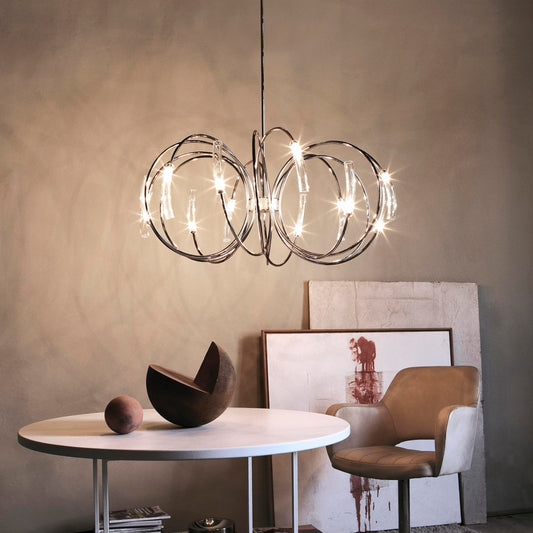 Modern Italian Designer Pendant Chandelier