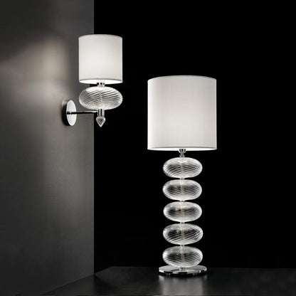 Modern Italian Handcrafted Murano Glass Table Lamp