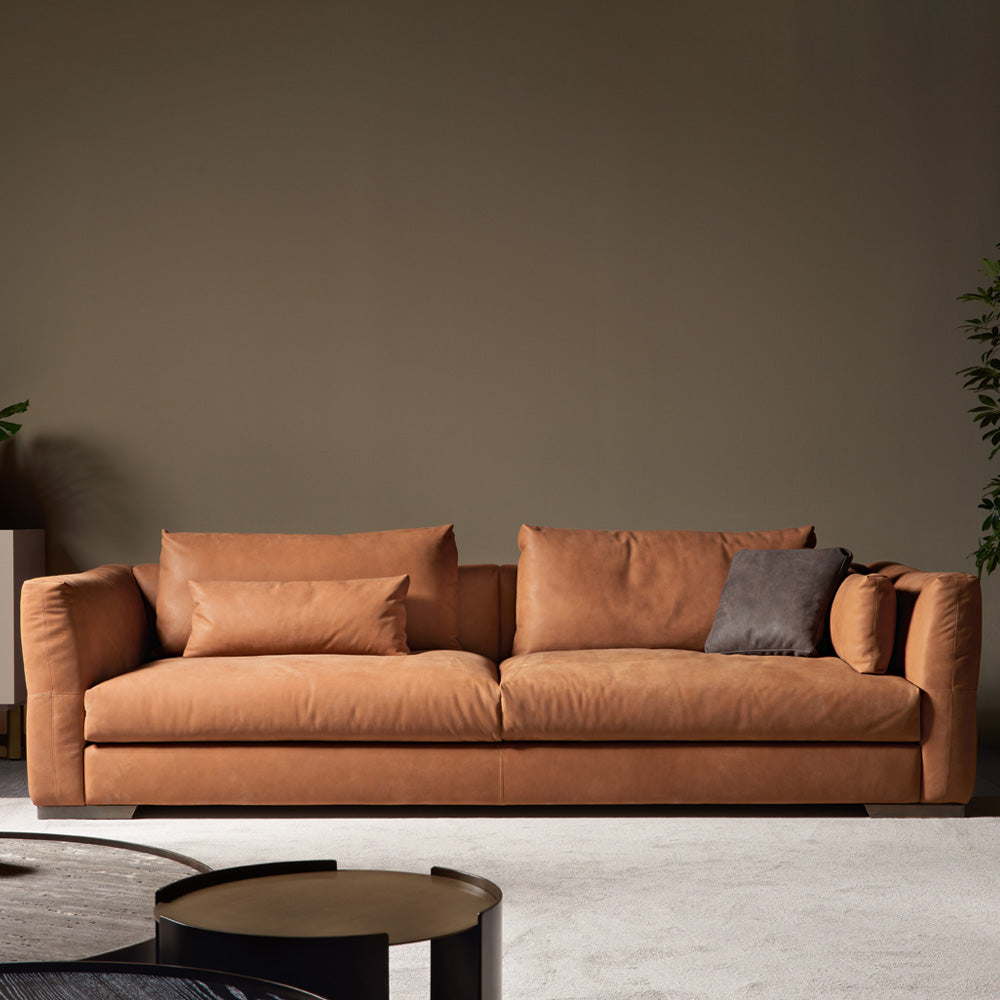 Modern Italian Leather Sofa