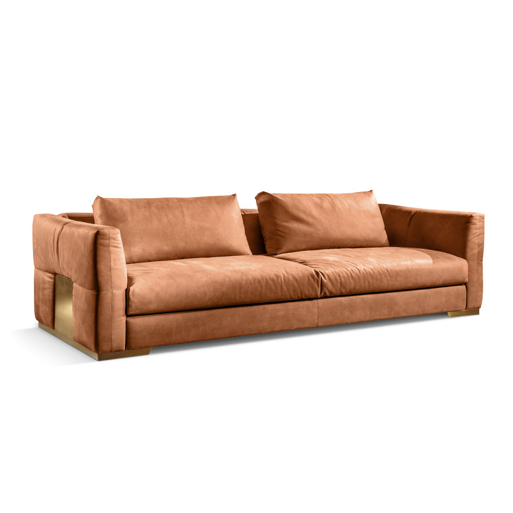 Modern Italian Leather Sofa