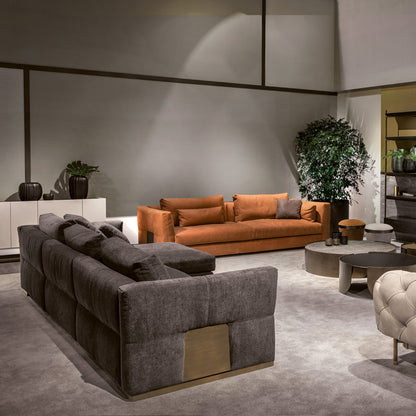 Modern Italian Leather Sofa