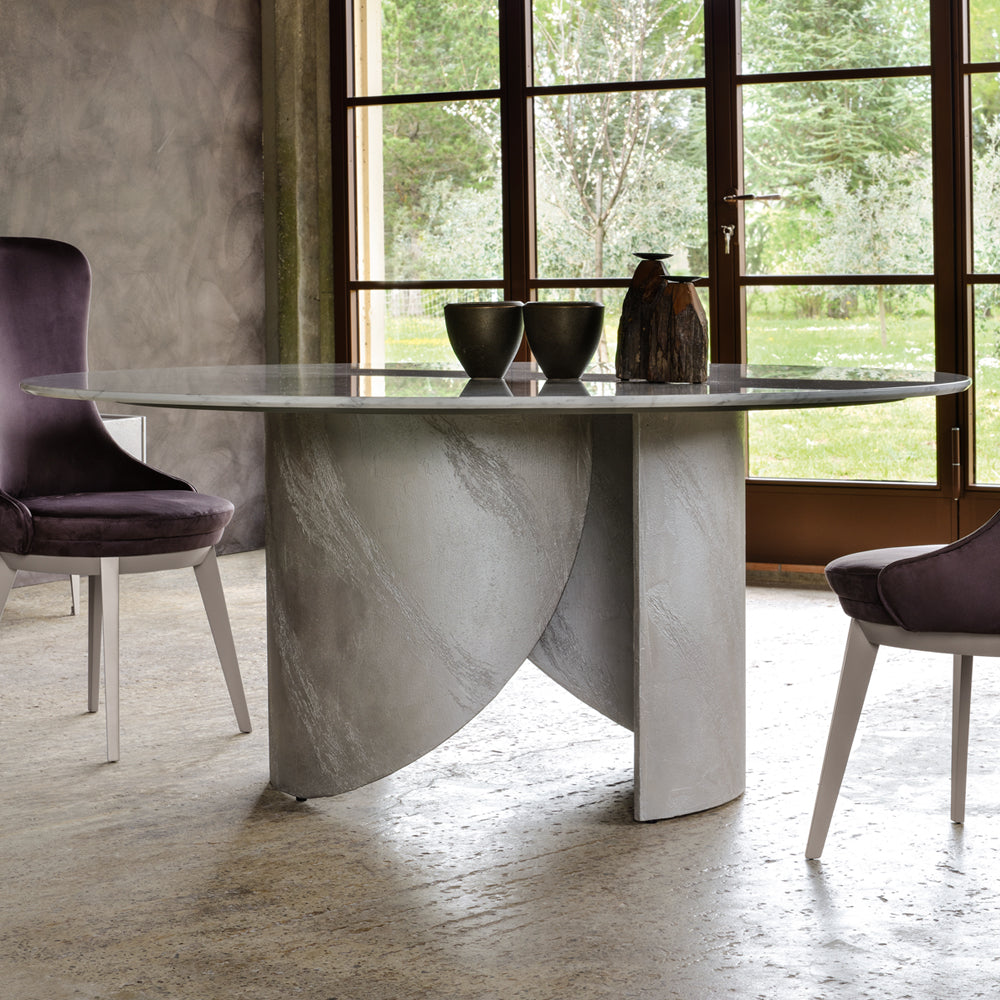 Modern Italian Marble Dining Set