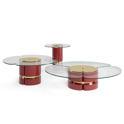 Modern Lacquered Coffee Table Set