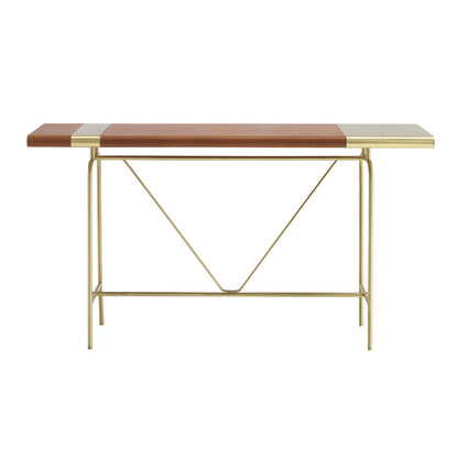 Modern Leather Console Table