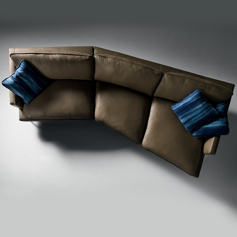 Modern Leather Modular Sofa