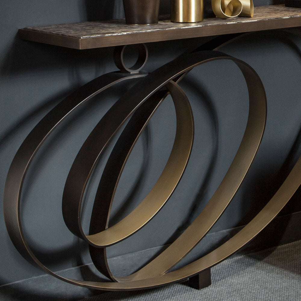 Modern Luxury Swirl Console