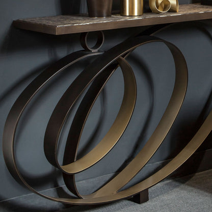 Modern Luxury Swirl Console