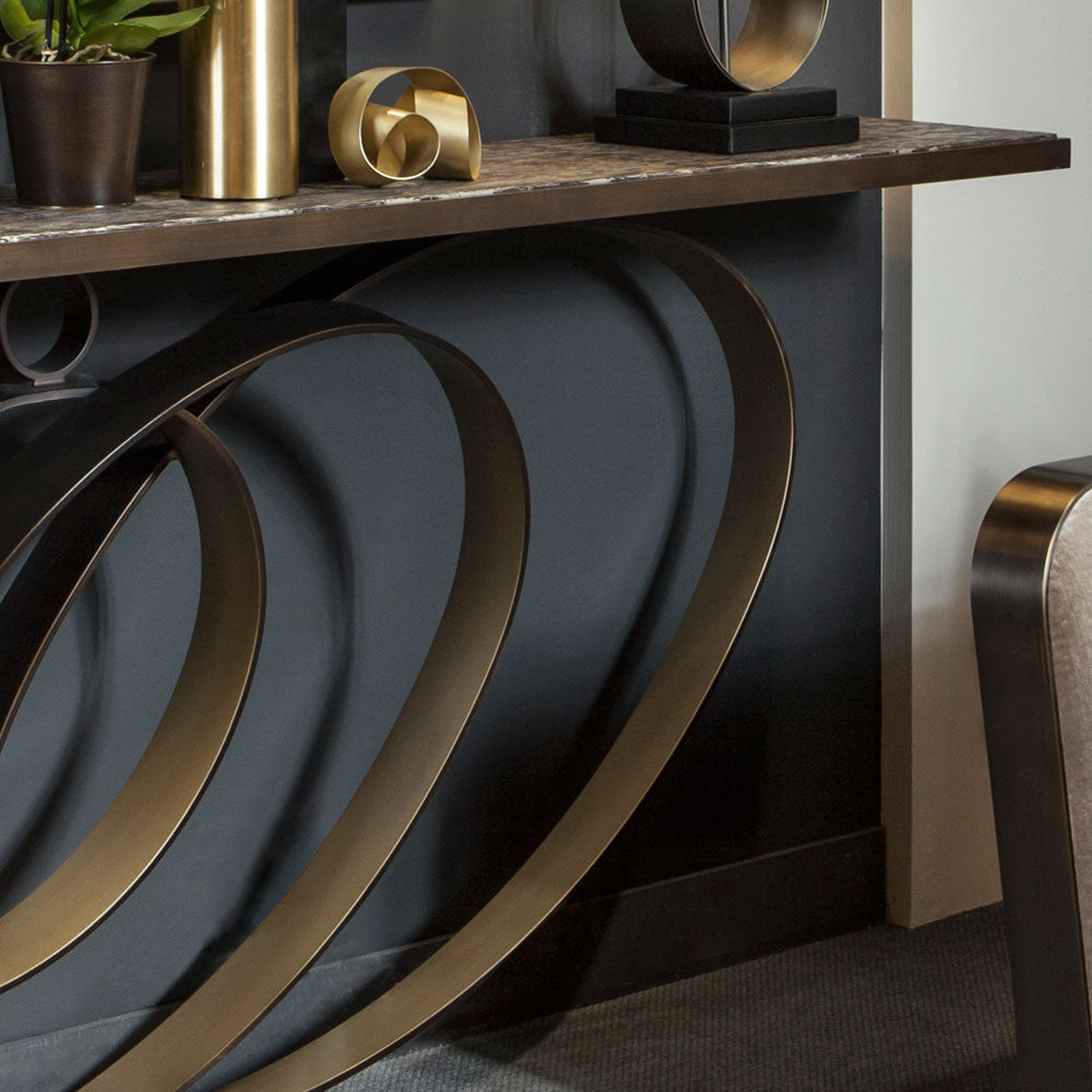 Modern Luxury Swirl Console