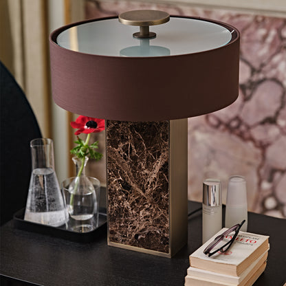 Modern Marble Designer Bronze Table Lamp
