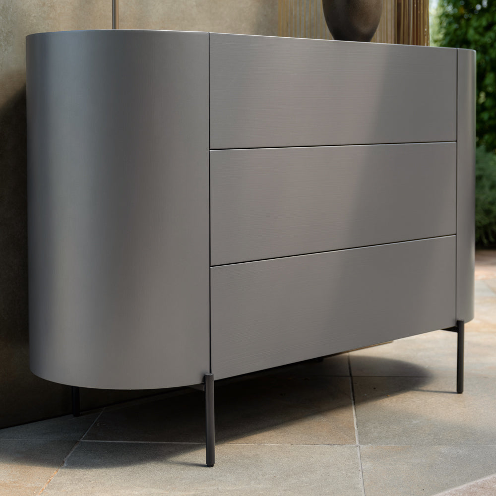 Modern Minimal Curved Chest Of Drawers