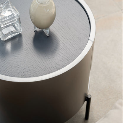 Modern Minimal Round Bedside Cabinet