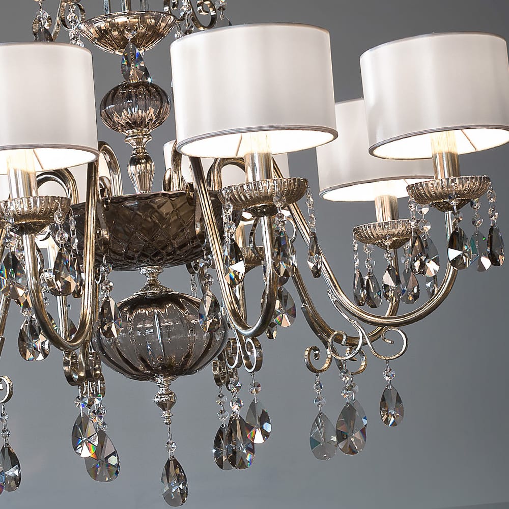 Modern Murano Glass Pendant Chandelier