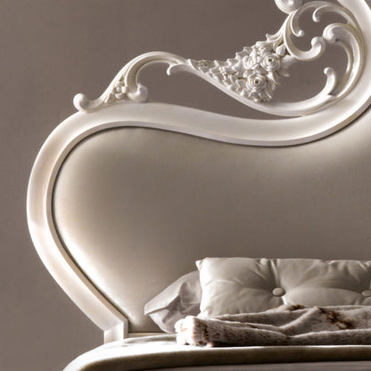 Modern Ornate Carved Bed