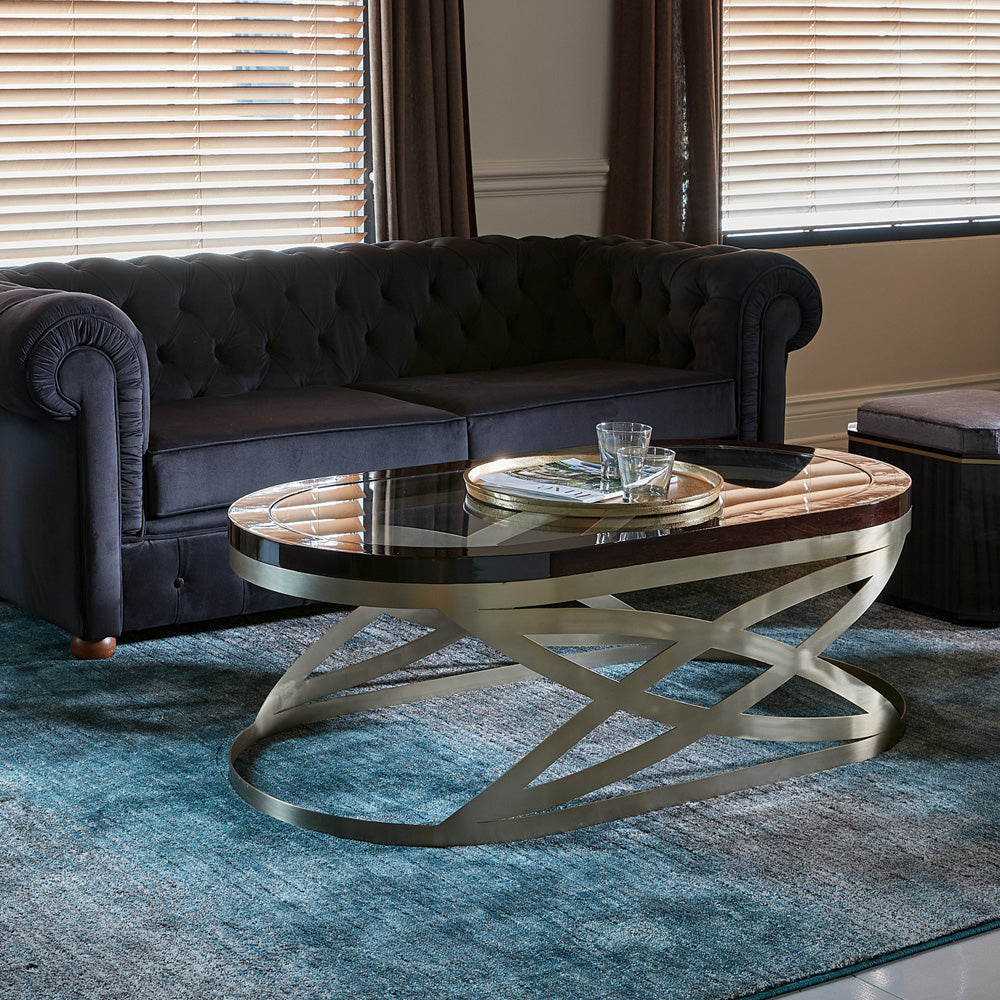 Modern Oval Coffee Table