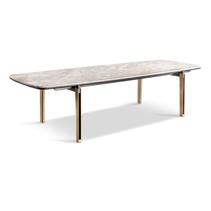 Modern Rectangular Marble Dining Table