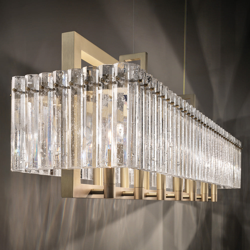 Modern Rock Crystal Inspired Chandelier