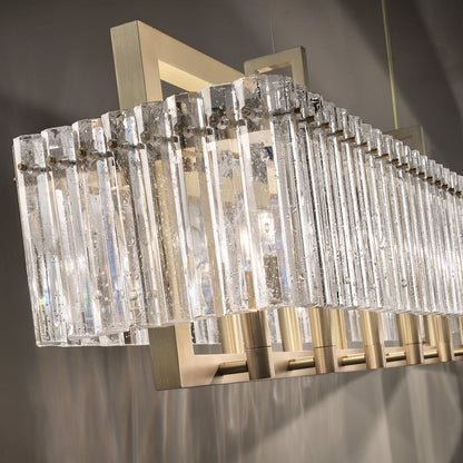 Modern Rock Crystal Inspired Chandelier